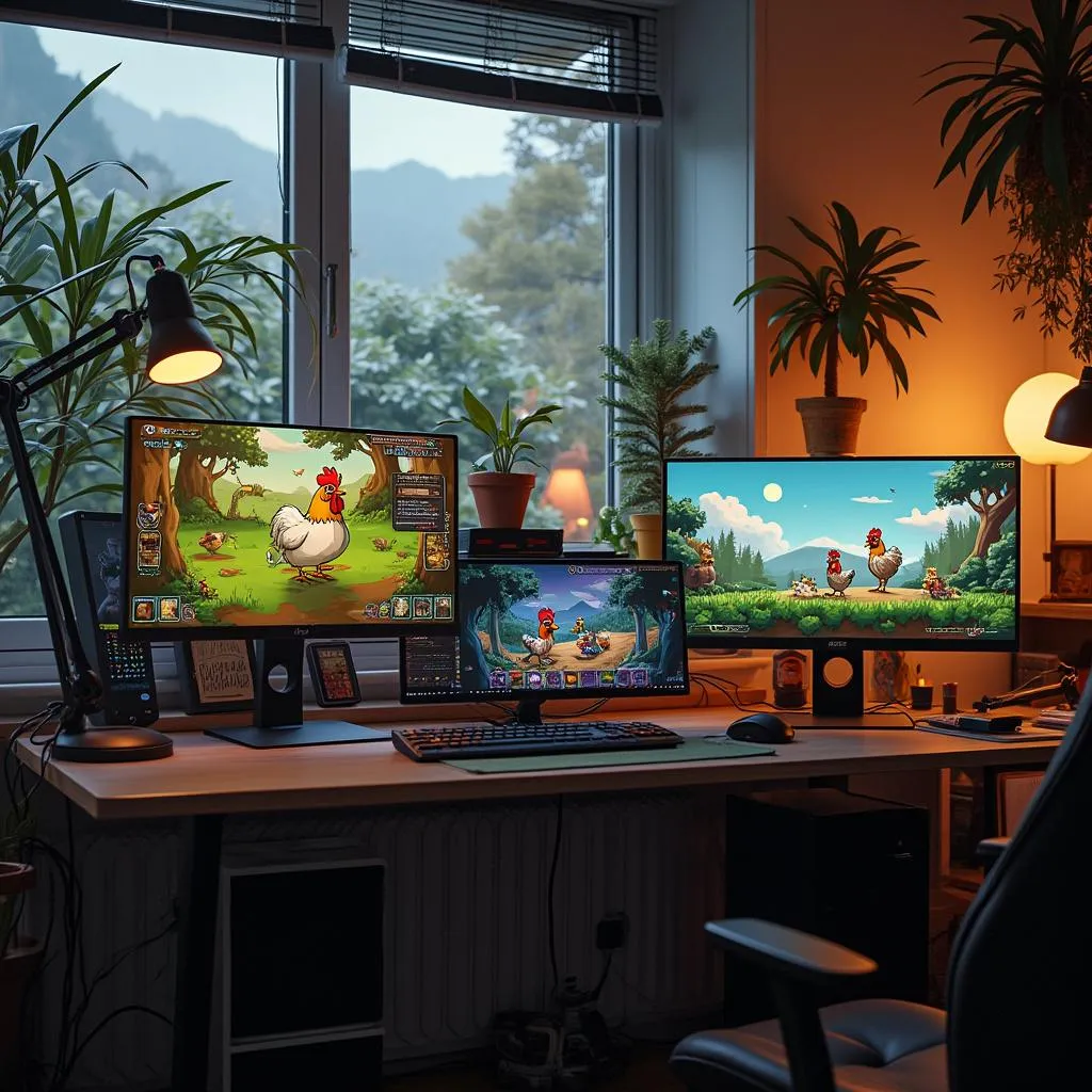 Feather Wings Studio office workspace with developers